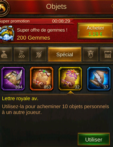 lettre royale / tuto