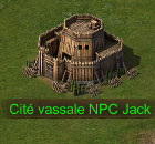 cité vassale vide avec un général