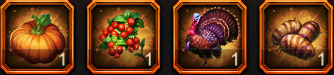 festin thanksgiving - gain des dindes