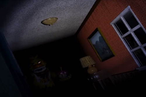 fnaf4 chica couloir