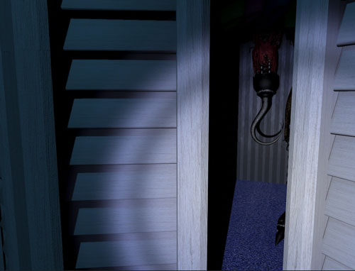 fnaf4 foxy placard debout