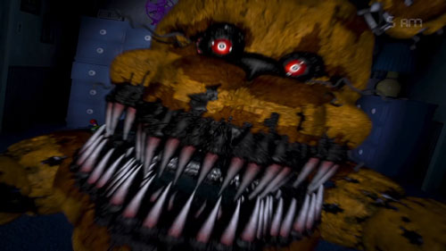fnaf4 fredbear jumpscare
