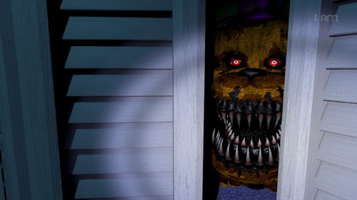 fnaf4 fredbear placard
